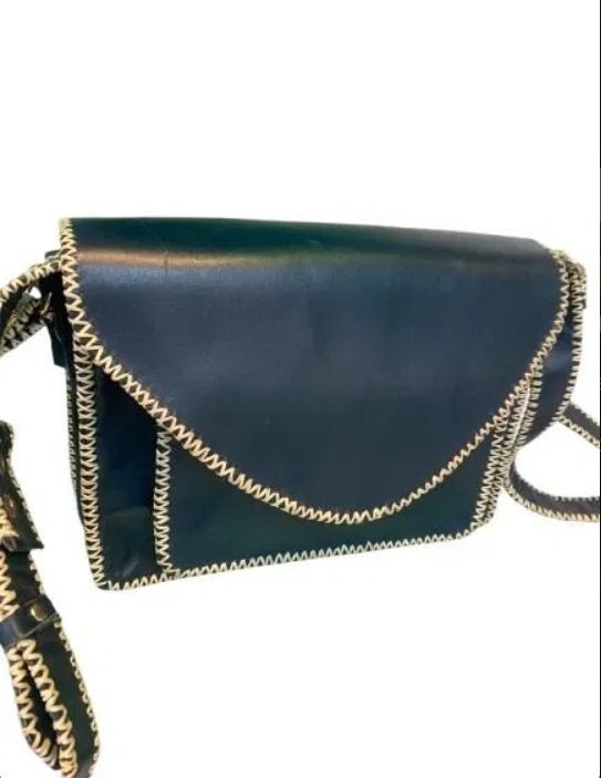 Indigo Stitch Satchel
