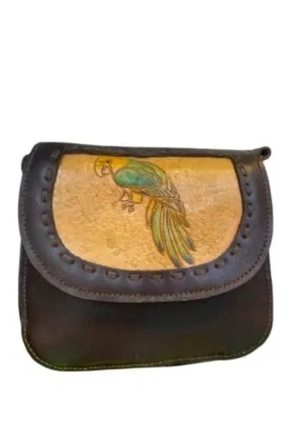 Tropical Parrot Satchel