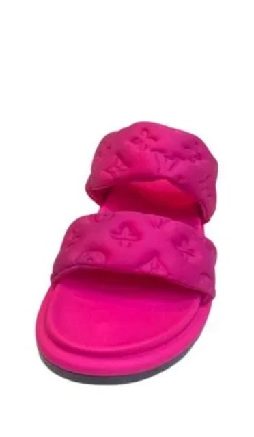 Fuchsia Monogram Slide