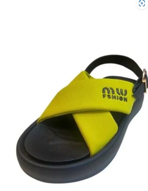 Citrus Cross-Strap Sandal