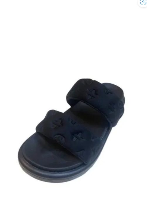 Noir Monogram Slide