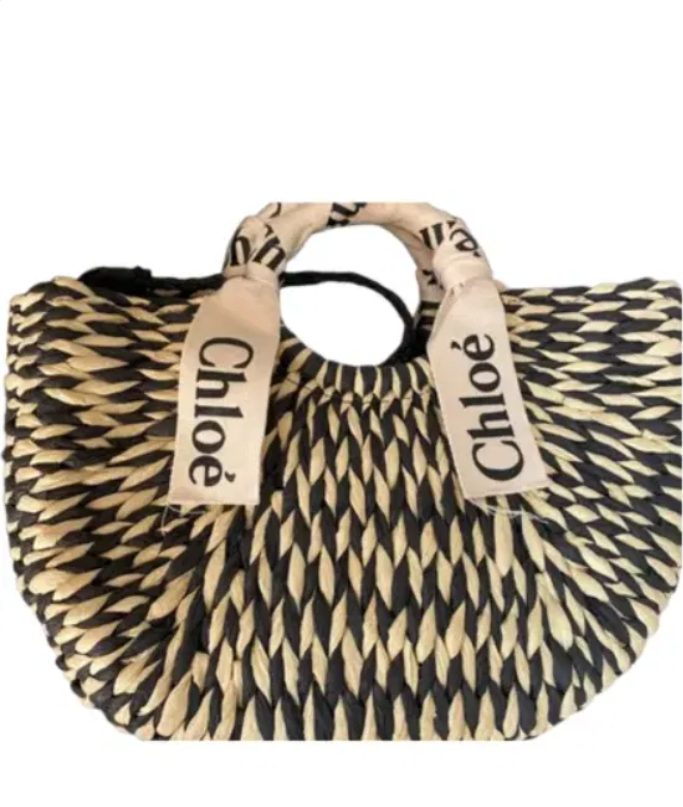 Woven Straw Tote